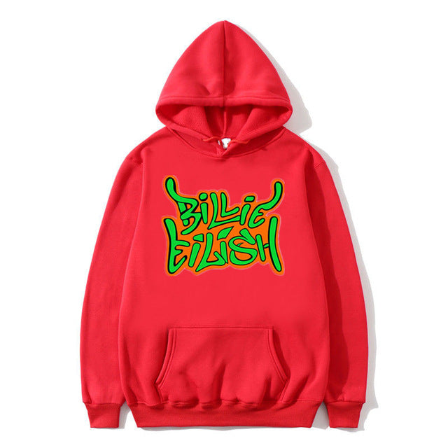 Billie Ellish Fahion Hoodie Pullover Sweatshirt