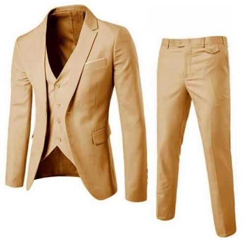 3 Piece Luxury Formal Blazer Pantsuit