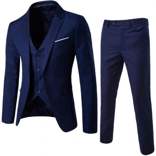 3 Piece Luxury Formal Blazer Pantsuit