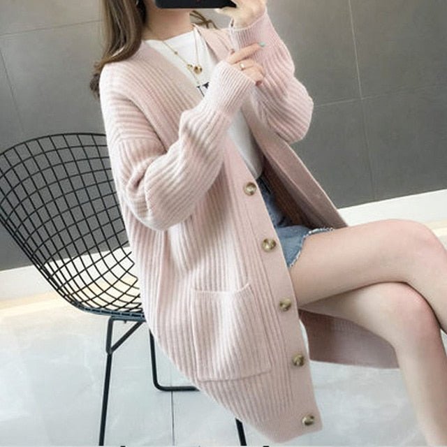 Fashion Women Long Sleeve Cardigans