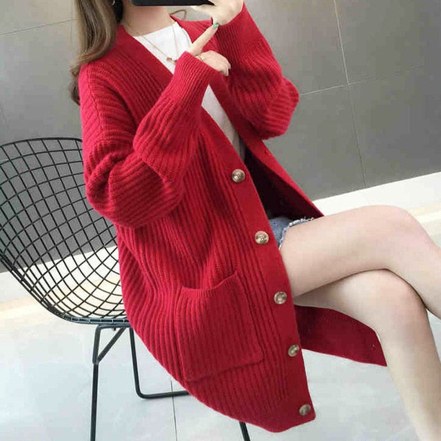 Fashion Women Long Sleeve Cardigans