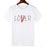 Women Summer Fashion T shirt Unisex Casual Short Sleeve Loser Lover It Inspired T-Shirt Tops