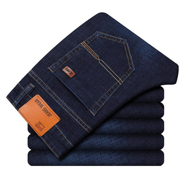 Men's Denim Wash Casual Jeans