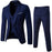 Casual Slim Fit Groomsmen Three-Piece Blazer Suit