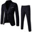 Casual Slim Fit Groomsmen Three-Piece Blazer Suit