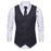 Casual Slim Fit Groomsmen Three-Piece Blazer Suit
