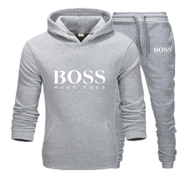 Men's Boss Letter Print Tracksuits
