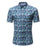 Men's Summer Palm Tree Print Beach Hawaiian Shirt