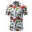 Men's Summer Palm Tree Print Beach Hawaiian Shirt