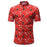 Men's Summer Palm Tree Print Beach Hawaiian Shirt