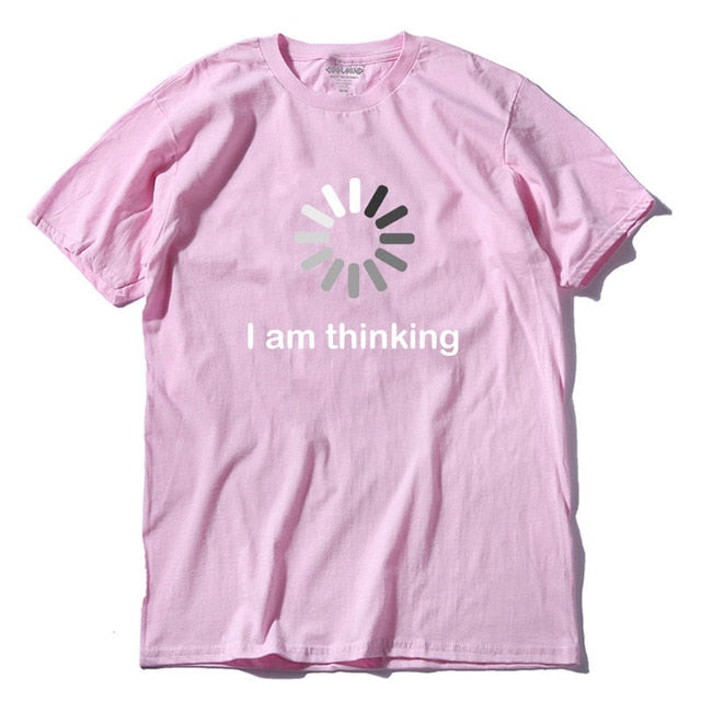 COOLMIND I'm thinking printed men T shirt