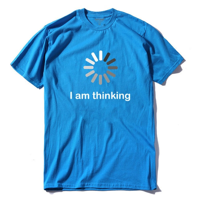 COOLMIND I'm thinking printed men T shirt