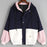 Long Sleeve Patchwork Oversize Zipper Jacket
