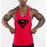 New Arrivals Bodybuilding stringer tank top Superman Gyms sleeveless shirt men Fitness Vest Singlet sportswear workout tanktop