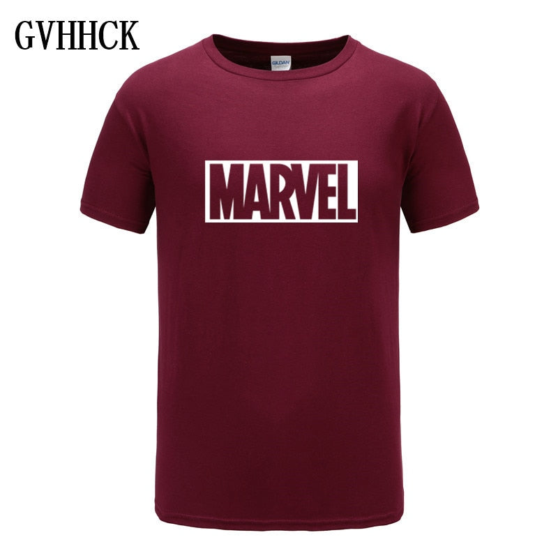 Marvel Short Sleeve T-shirt Men Superhero