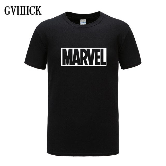 Marvel Short Sleeve T-shirt Men Superhero