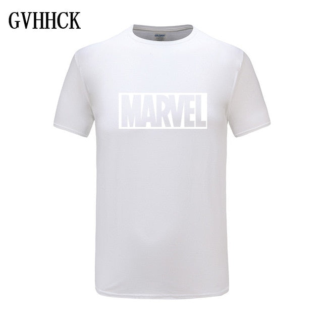 Marvel Short Sleeve T-shirt Men Superhero