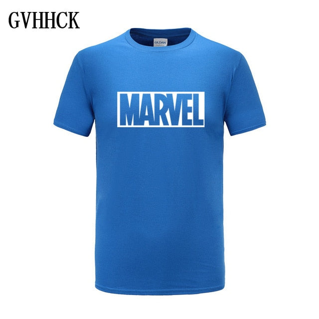 Marvel Short Sleeve T-shirt Men Superhero