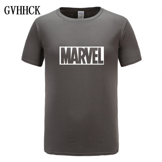Marvel Short Sleeve T-shirt Men Superhero