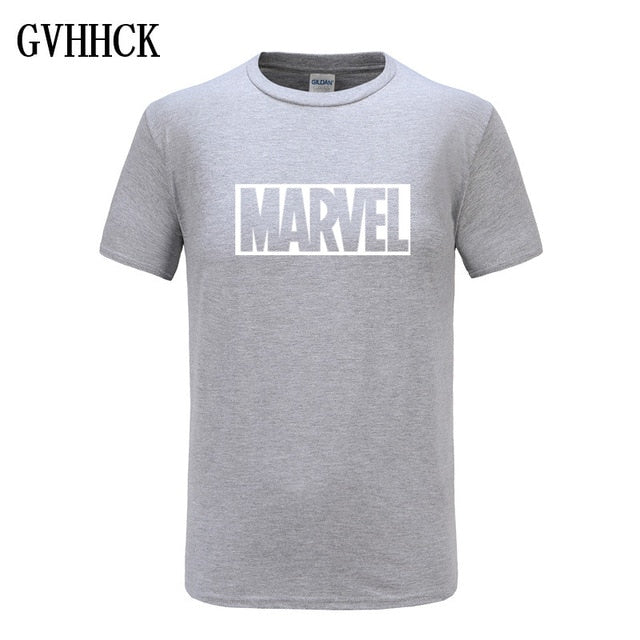 Marvel Short Sleeve T-shirt Men Superhero