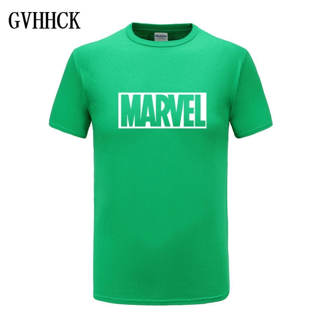 Marvel Short Sleeve T-shirt Men Superhero