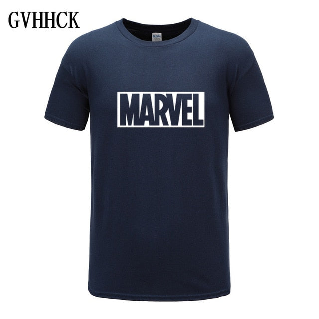 Marvel Short Sleeve T-shirt Men Superhero