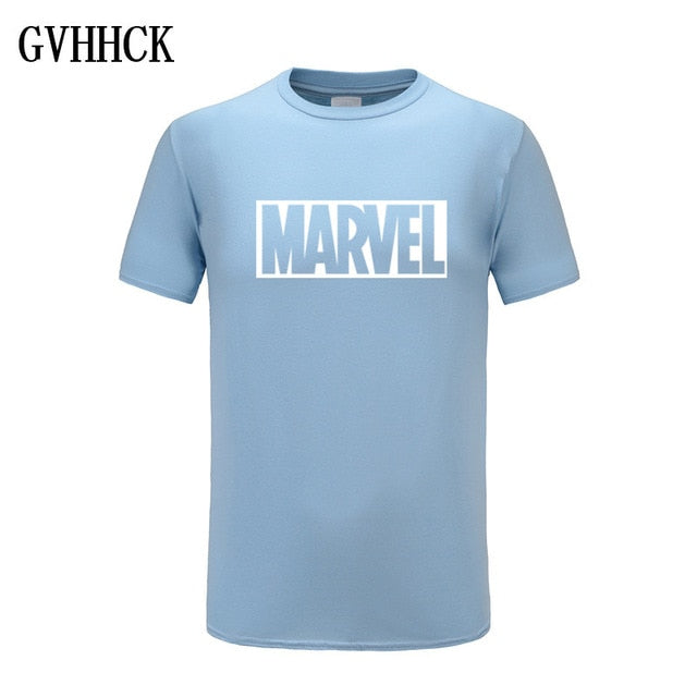 Marvel Short Sleeve T-shirt Men Superhero
