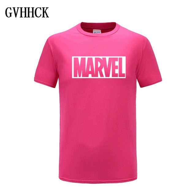 Marvel Short Sleeve T-shirt Men Superhero