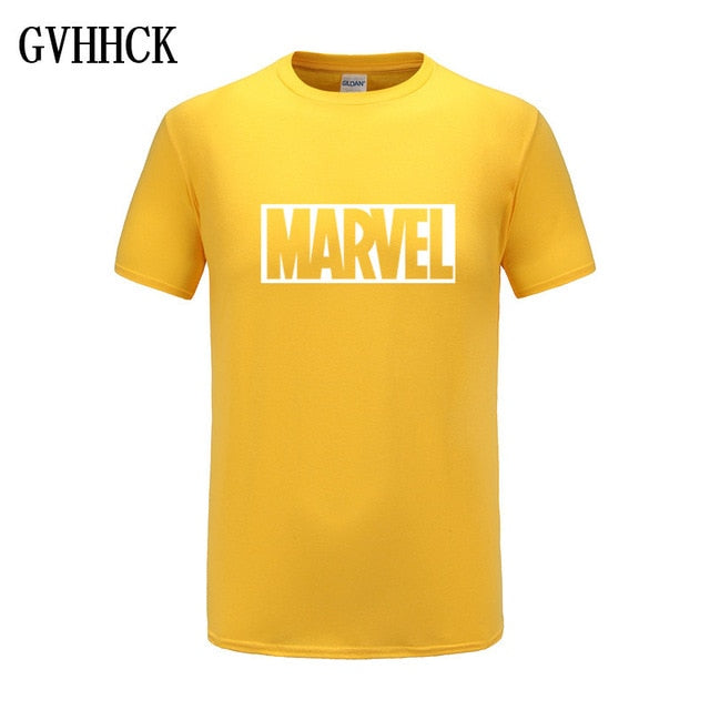 Marvel Short Sleeve T-shirt Men Superhero