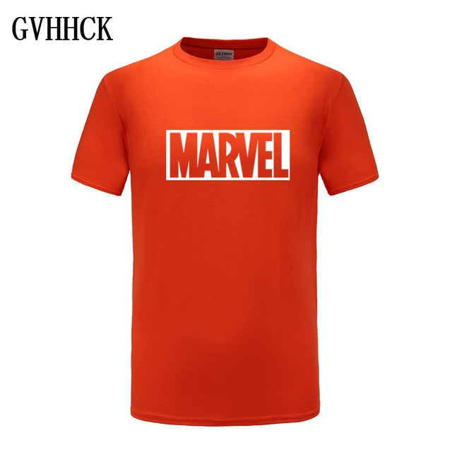 Marvel Short Sleeve T-shirt Men Superhero