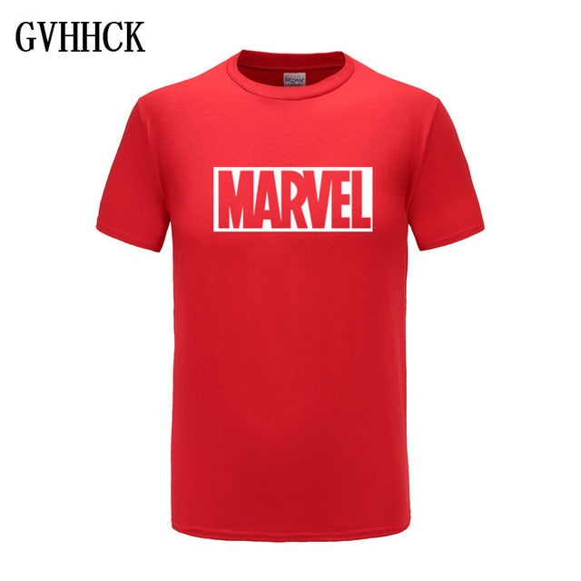 Marvel Short Sleeve T-shirt Men Superhero