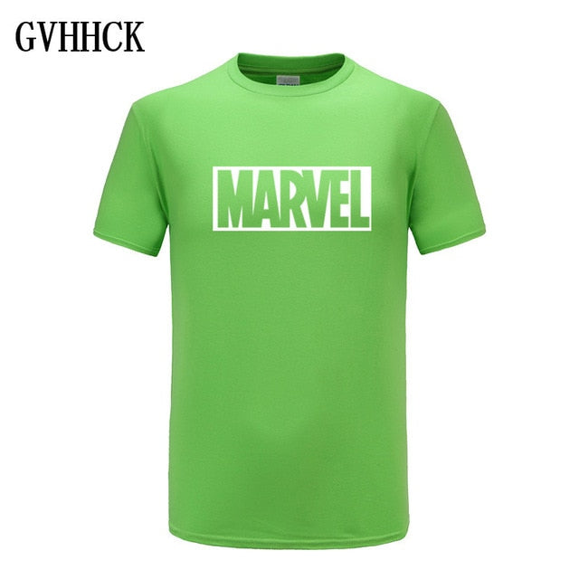 Marvel Short Sleeve T-shirt Men Superhero
