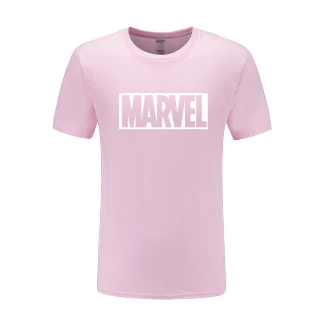 Marvel Short Sleeve T-shirt Men Superhero
