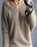 Women's Cashmere V Neck Wool Sweater
