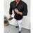 Slim V Neck Long Sleeve Solid Shirt