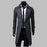 New Trench Coat Men 2019 Jacket Mens Overcoat Casual Slim Fit Windbreak Solid Long Coat Men Fashion Winter Coats Homme Plus Size
