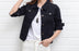 Candy Color Casual Short Denim Jacket