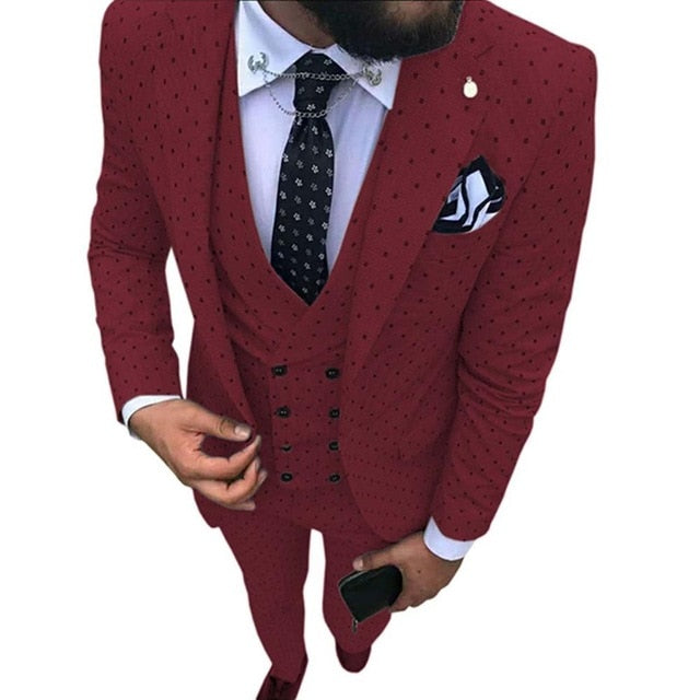 Groomsmen Wedding Party Blazer Suit