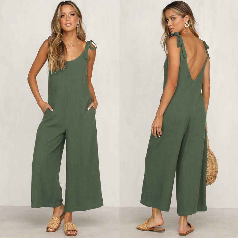 Women Casual Loose Jumpsuit
